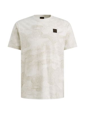 PME-Legend Short sleeve r-neck single jersey Egret
