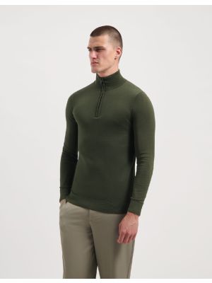 Saint steve cas-s zip trui deep forest green