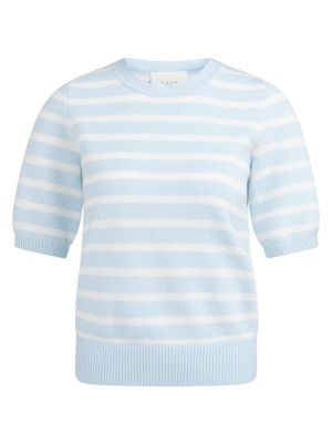 YAYA Trui met streeppatroon ice blue dessin