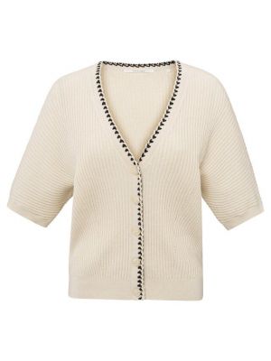 YAYA Cardigan with stitch detail summer sand