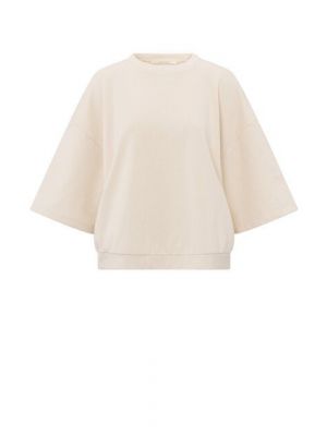 YAYA Oversized sweatshirt off white knit