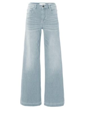 YAYA Jeans met extra wijde pijpen light blue denim