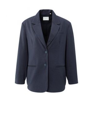 YAYA Blazer met bomberdetails inkwell blue