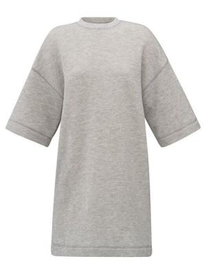 YAYA Sweat dress soft grey melange