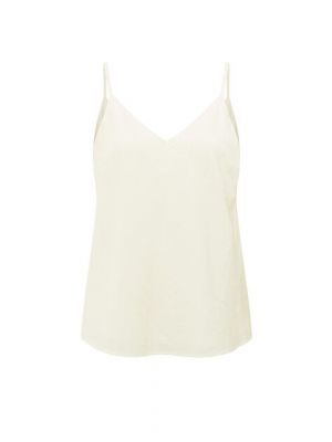 YAYA Singlet met kantdetails off white
