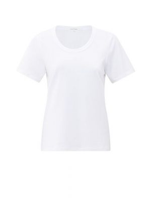 YAYA T-shirt met ronde ribhals pure white