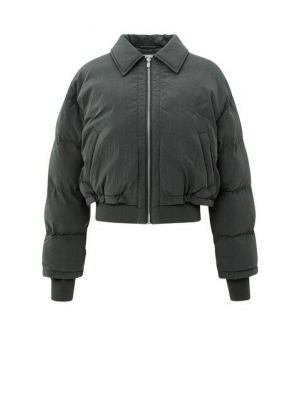 YAYA Gewatteerde korte jas oyster black