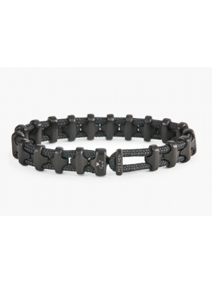 Pig & Hen bold bob armbandl black | black