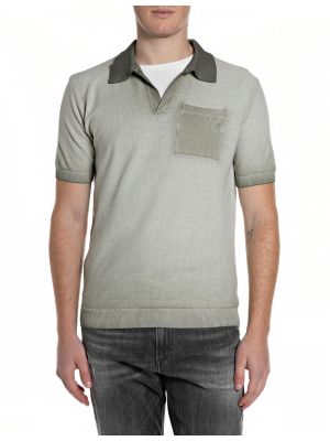 Replay knit uk4704 g20785a grijs