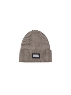Diesel k-coder-e 2x2 berretto muts 5ae beige