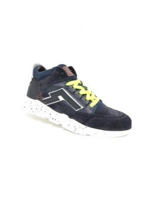 RedRag Boys Low Cut Sneaker Laces Navy Suede