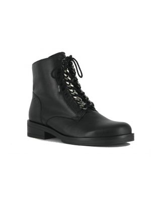 Gabor Veterboot leder Zwart