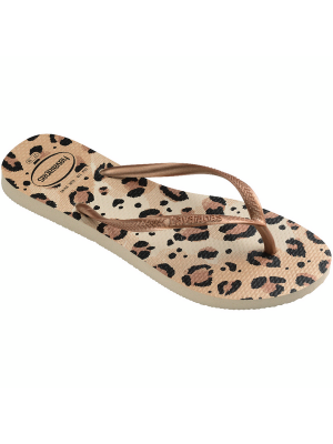 Havaianas Slim Animals Beige/Beige